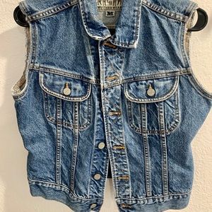 Vintage Lucky Brand Denim Vest- Size M